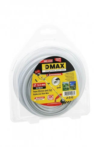 ÇELİK TELLİ YUVARLAK    3.3MM X 26MT  ÇİM BİÇME TIRPAN MİSİNASI (4940)