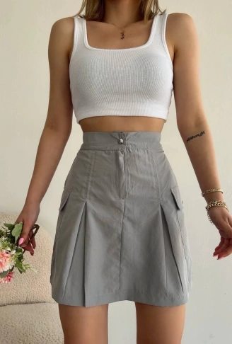 Cepli paraşüt etek s241021