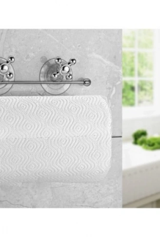 ÇİFT VANTUZ ASKILI KÖŞELİ AÇIK - METAL KAĞIT HAVLULUK (4940)