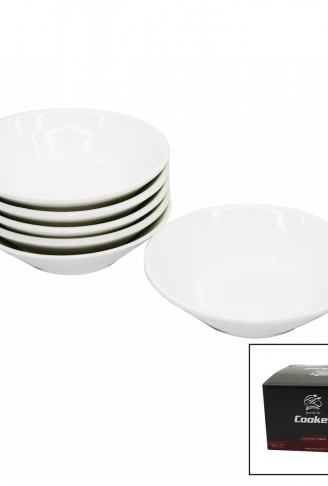 CKR-4144 6 PARÇA  PORSELEN ÇAY TABAK (4940)