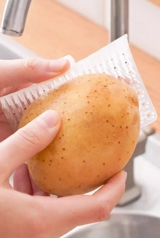 Çok Amaçlı Sebze ve Meyve Temizleme Patates Soyma Fırçası (4940)