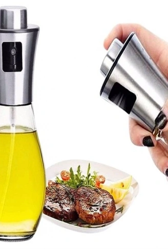 Çok Amaçlı Spreyli Sızdırmaz Cam Şişe Yağdanlık Limon Sirke Sos Püskürtücü Dağıtıcı Sprey (4940)