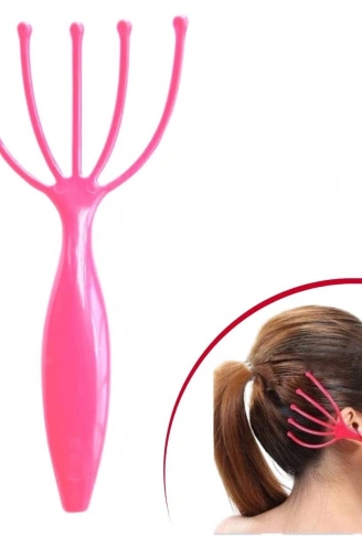 Çok Fonksiyonlu 5 Uçlu Bilyeli Baş Boyun Bacak Kol Masaj Alet Rahatlatıcı Kafa Masaj Aparatı (4940)