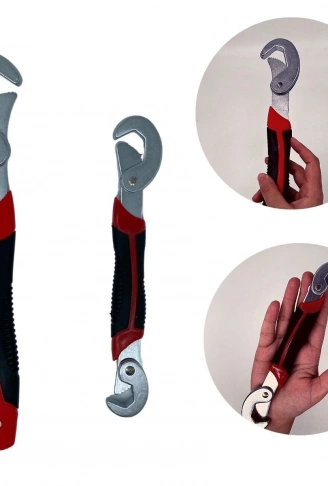 Çok Fonksiyonlu Ergonomik Ayarlanabilir Büyük Küçük Akıllı Pense Anahtar 2li Set (4940)