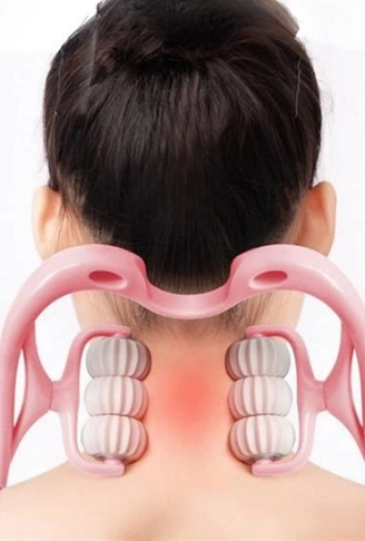 Çok Fonksiyonlu Manuel Altı Tekerlekli Boyun Masaj Aleti (4940)