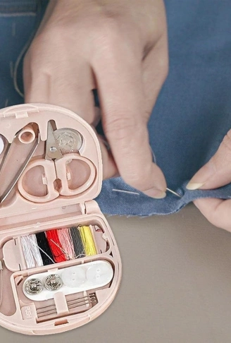 Çok Fonksiyonlu Mini Çanta Boy Seyahat Tipi Dikiş Seti (4940)