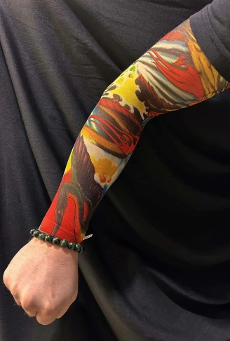 Çorap Dövme Giyilebilir Kol Bacak Dövmesi Likralı 2 Adet Model 25 (4940)