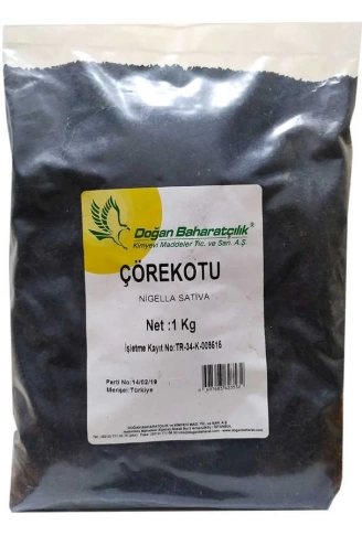 Çörek Otu Doğal Tane 1000 Gr Paket