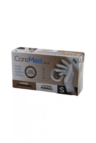 COREMED BİMEL S BEDEN PUDRALI MUAYENE ELDİVENİ 100LÜ (4940)