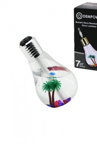 DEKORATİF NEMLENDİRİCİLİ 7 RENK 2W BUHARLI GECE LAMBASI (4940)