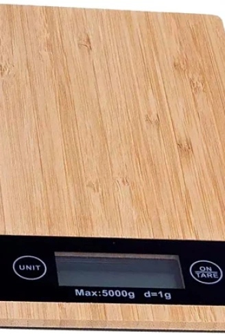 DİJİTAL BAMBU MUTFAK TERAZİ 5KG TF-1007 (4940)