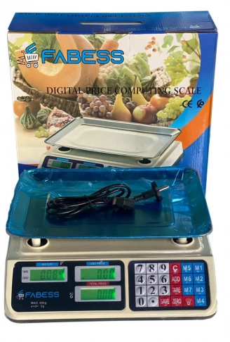 Dijital Göstergeli Elektronik Bakkal Kasap Manav Terazisi 40 Kg (4940)