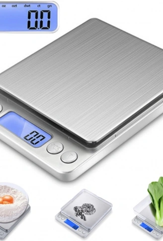 Dijital Hassas Mutfak Terazisi Hassas Tartı 2000 Gr./0.1 Gr. Hassasiyet (4940)