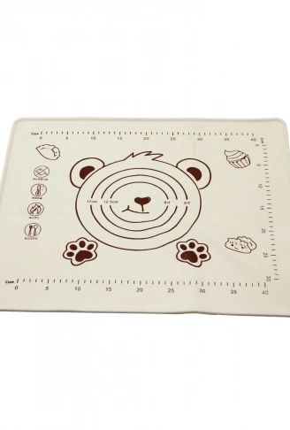 DİKDÖRTGEN  40X50CM  RENKLİ SİLİKON  HAMUR MATI  ÖLÇEK ÇİZİMLİ   240GR (4940)