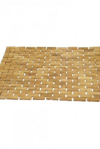 DİKDÖRTGEN - BAMBU KAYDIRMAZ BANYO PASPASI 42X62CM (4940)