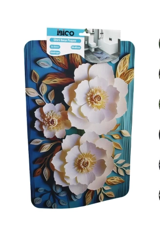DİKDÖRTGEN - DESENLİ   38X85CM   SU EMİCİ - SİHİRLİ  BANYO PASPASI  ELASTİK (4940)