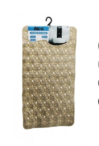 DİKDÖRTGEN - PLASTİK KABARTMA ÇİÇEK DESEN- RENKLİ 92PCS VANTUZ KAYDIRMAZ BANYO- KÜVET PASPAS 36X67CM (4940)