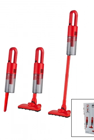 DİKEY ELEKTRİKLİ SÜPÜRGE 500W 90 DERECE BAŞLIK - 1.5LT TOZ HAZNE - ÇİFT FİLTRE - 5MT KABLO SVC-8616 (4940)