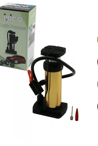 DİKEY MODE LİNCE PİSTONLU AYAK POMPASI OTO-ARAÇ - BİSİKLET-MOTOR LASTİK - TOP - ŞİŞME HAVUZ-YATAK (4940)