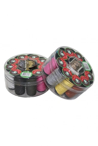 DİKİŞ İPLİK MAKARA - İĞNE SETİ PLASTİK KUTULU (4940)