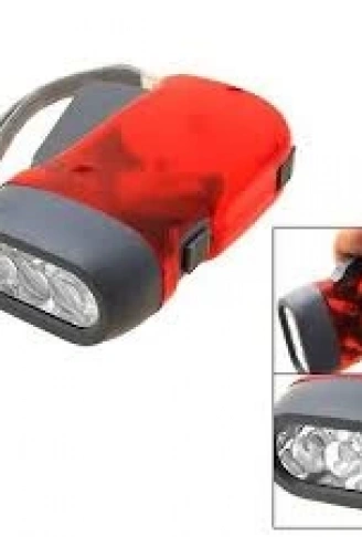 DİNAMOLU SIKMALI EL FENERİ (4940)