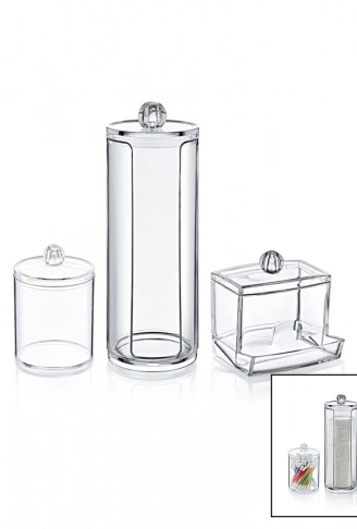 DİSK 3LÜ MAKYAJ ORGANİZER SET (4940)