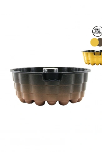 DÖKÜM GÖBEKLİ KEK KALIP ATOM ÇAP: 26CM - DERİNLİK: 8CM (4940)