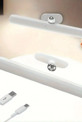 Dokunmatik USB İle Şarj Olabilen 27 cm Led Aydınlatma Makyaj Aynası Işığı (4940)