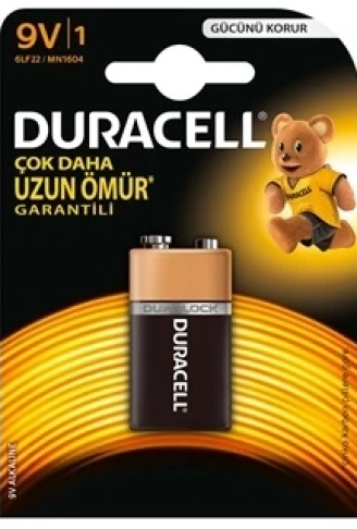DURACELL 9V PİL TEKLİ (4940)