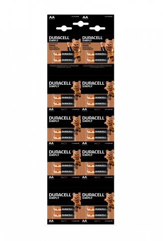 DURACELL KALEM PİL ALKALİN 20 PARÇA (4940)