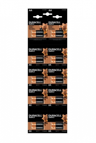 DURACELL KALEM PİL ALKALİN 20 PARÇA (4940)