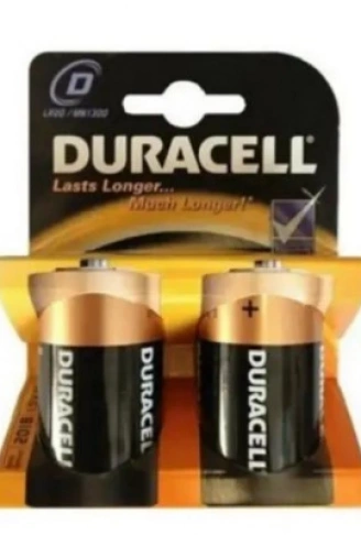 DURACELL LR20 D BÜYÜK  PİL 2Lİ KART (4940)