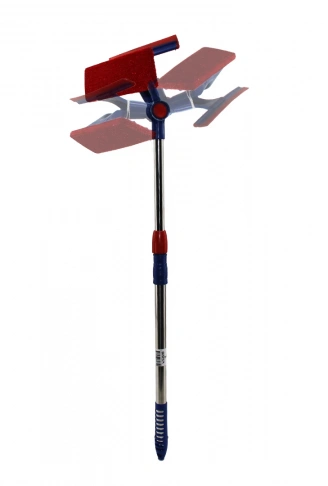 EKO KÜÇÜK 2 BAŞLI - 180° CAMSİL UZAYAN SAPLI45-75CM (4940)