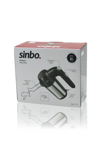 EL MİKSERİ 2İN1= KARIŞITMA - ÇIRPMA APARATI 5 KADEME HIZ AYARI PASLANMAZ ÇELİK GÖVDE 200W SMX-2774 (4940)