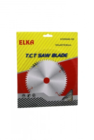 ELKA 0048-185 185 X 40T X 30MM  AĞAÇ SUNTA KESİCİ DİSK (4940)