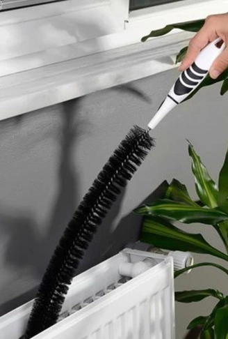 Ergonomik Pratik Kolay Kalorifer Peteği Temizleme Fırçası Aleti (4940)