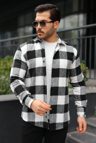 Erkek Ekose Desenli Oduncu Gömlek