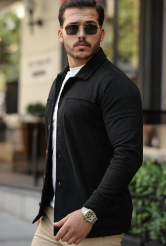 Erkek Süet Ceket Gömlek