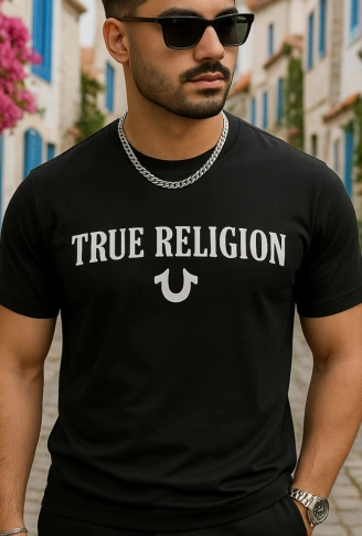 Erkek True Religion Baskılı Süprem T-shirt