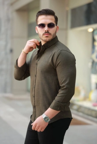 Erkek Uzun Kollu Gömlek