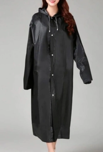 EVA SİYAH PARDESÜ YAĞMURLUK (4940)