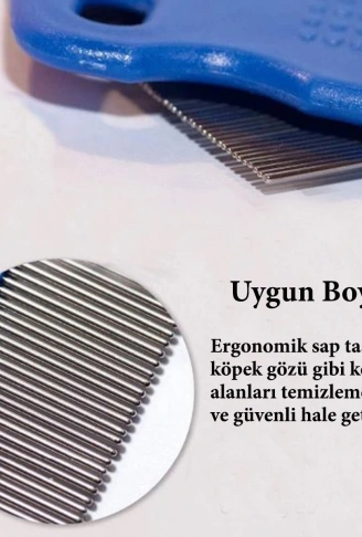 Evcil Hayvan Kedi Köpek Pire Tarağı ve Köpek Gözyaşı Lekesi Tarağı (4940)