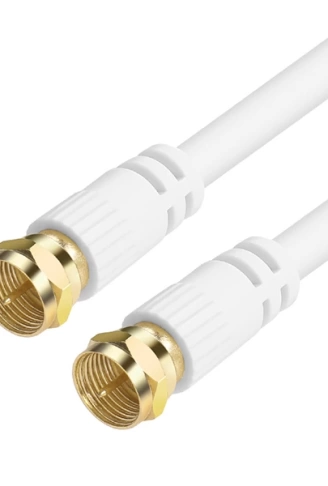 F KONNEKTÖRLÜ POŞETLİ HAZIR GOLD KABLO (2 METRE) (4940)