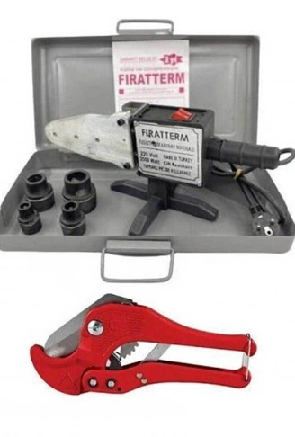 Fıratterm 2500W Pvc Pafta Plastik Boru Tesisat Kaynak Makinesi (4940)