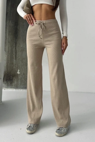 Fit comfort bej salaş pantolon A6011