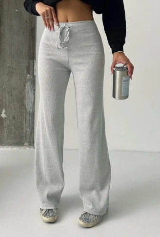 Fit comfort gri salaş pantolon A6011