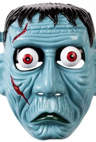 Frankenstein Temalı Sallanan Oynar Gözlü Maske (4940)