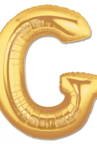 G Harf Folyo Balon Altın Renk  40 inç (4940)