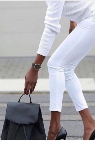 Gabardin Kumaş Yüksek Bel Pantolon 94cm XLbel36cm