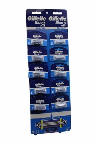 GİLLETTE BLUE3 JİLET KARTELALI 10 PARÇA (4940)